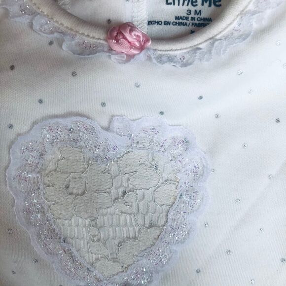 NWT Infant 3M Little Me Soft Luxury Cotton Dress - Picture 5 of 9